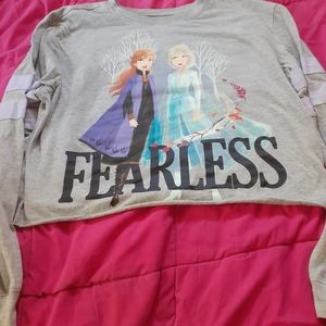 Disney Frozen ll Crop Long Sleeve Shirt